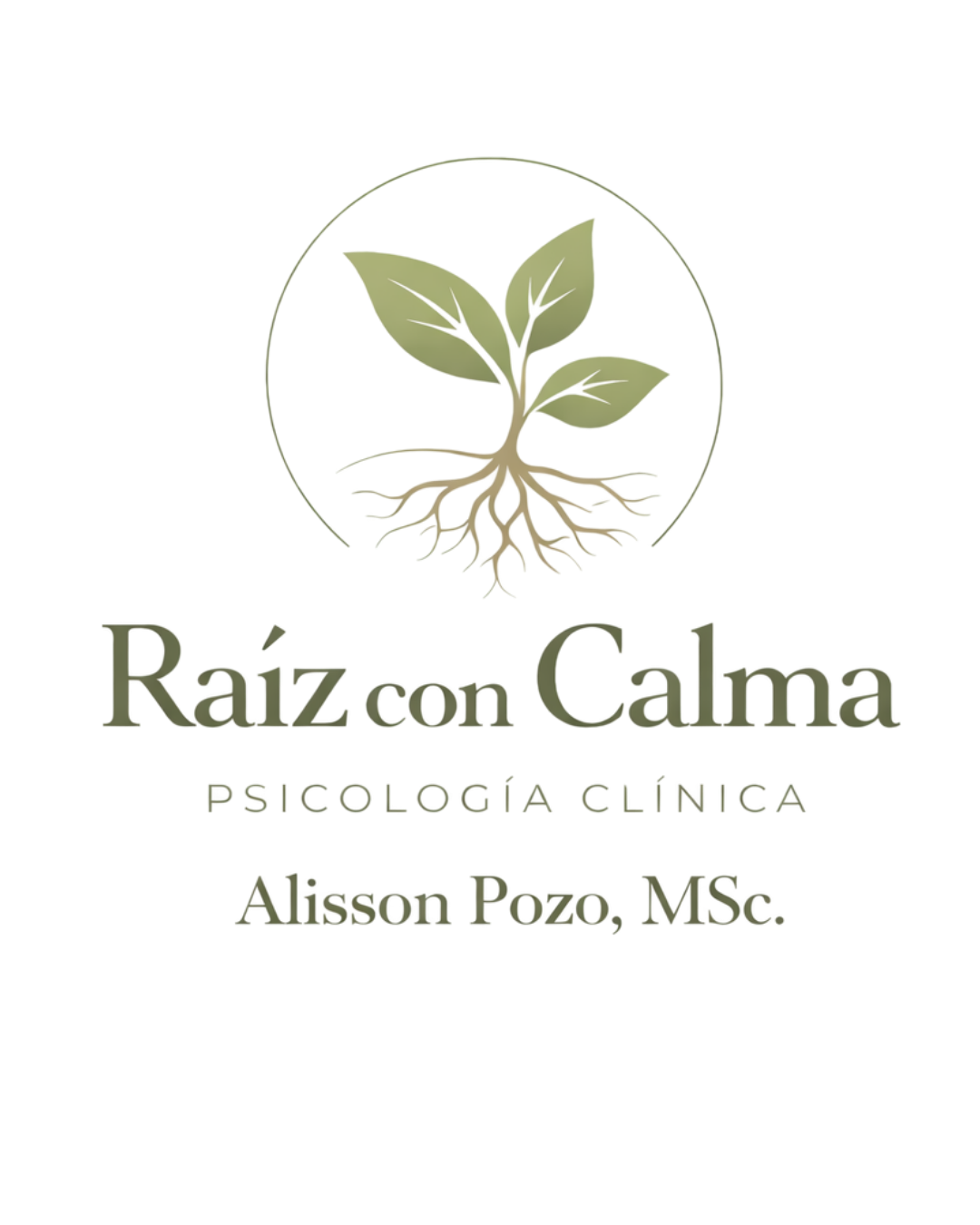 Raíz con Calma Logo